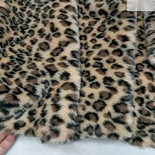 20X67 inches Luxury Leopard, Tiger, and Zebra Print Short Plush Faux Fur Fabric for Stage Costumes & Faux Fur Clothing Background Cloth(Middle: Fabric Sourcing and Quality Notes