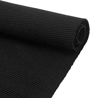 PH PandaHall Black Ribbing Fabric for Cuffs Elastic Rib Knit Fabrics 47.2x19.7 Inch Stretchy Fabric Waistband Fabrics for Collar Trim Sewing: Fabric Sourcing and Quality Notes