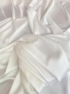 Premium Stretch Silky Satin Fabric by Yard - Fabric for Dresses and Skirts - Silky Smooth, Metallic Sheen - Ideal for Weddings and Costume: Fabric Sourcing and Quality Notes