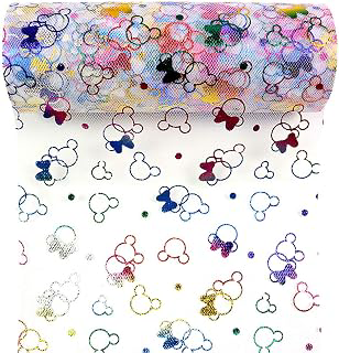 Glitter Tulle Rolls 6 inch x 10 Yards (30 feet) Colorful CartoonTulle Rolls Spool Fabric Tutu for DIY Skirts Wedding Gift Wrap Sewing Crafting: Fabric Sourcing and Quality Notes