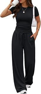 Women's 2 Piece Matching Summer Lounge Set with Pockets: OEM Production and Sizing Notes