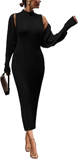 Womens 2 Piece Ribbed Knit Sweater Dress Set Date Night Outfit: OEM Production and Sizing Notes