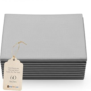 Therma Flec Heat Resistant Fabric (Silver) per Yard - 44