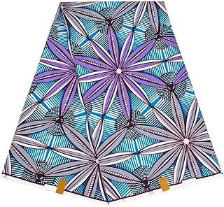 BintaRealWax African Fabric 6 Yard Ankara Fabric Tribal Print Kente Cloth for Sewing Dashiki Long Skirts: Jacquard Weave and Production Notes