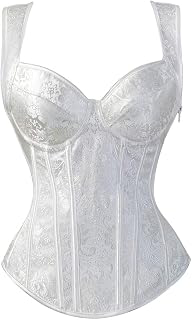 Corset Tops For Women Vest Jacquard Overbust Corsets And Bustiers Gothic Straps Tank Top: Jacquard Weave and Production Notes