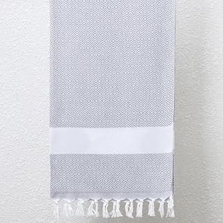 Turkish Beach Towel Argyle 39 x 71 in Quick Dry Sand Free Lightweight Large Oversized Towels Light: Ombre Dyeing and Production Notes