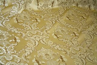 Damask Upholstery and Drapery, Jacquard Fabric, Sold by The Yard,7 Colors (1yd, Gold): Jacquard Weave and Production Notes