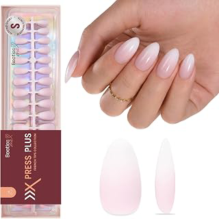 Beetles Short Almond Press On Nails Ombre French Tip 224Pcs 16 Sizes: Ombre Dyeing and Production Notes