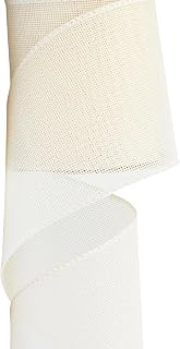 Meseey Burlap Wired Ribbon, Natural Jute Fabric Ribbon for Christmas Decor, Wreath Making, Wedding Arrangements, Gift Wrapping & DIY Crafts: Fabric Sourcing and Quality Notes