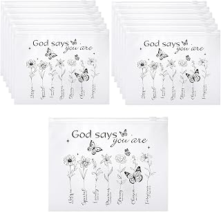 Reginary 50 Pcs Bulk Makeup Bags Inspirational Gifts: Print Design and Production Notes