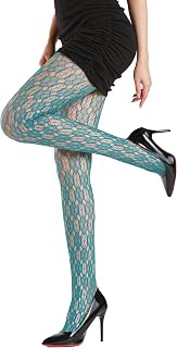 sexy bluish green or black pantyhose teal fishnet tights for women high waist lace party official lady Christmas: Print Design and Production Notes