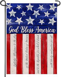 Artofy God Bless America 4th of July Home Decorative Garden Flag: Fabric Sourcing and Quality Notes