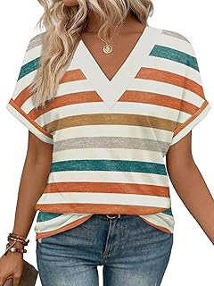 Womens Summer Tops Short Dolman Sleeve Shirts 2026 Fashion V Neck Outfits Clothes: OEM Production and Sizing Notes