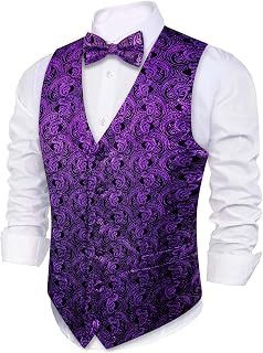 Men Christmas Vests Bowtie Red Green Xmas Holiday Waistcoat 4PCS: Jacquard Weave and Production Notes
