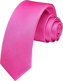 Ties for Men Solid Color 2.17'' Skinny Tie Formal Business Neckties Silk Classic Woven Satin Wedding Necktie: Jacquard Weave and Production Notes