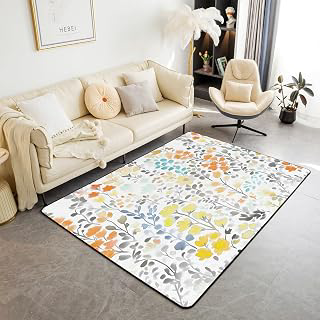Damask Floral Living Rugs for Girls Boys Kids Area Rug 5x7 Vintage Jacquard Accent Carpet Antique Classic Indoor Floor Mat Non-Slip Soft Shaggy: Jacquard Weave and Production Notes