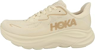 Women's Clifton 10 Sneaker, Vanilla/Birch, 8: Jacquard Weave and Production Notes