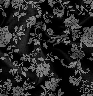 Soimoi Heavyweight Cotton Canvas Fabric Material - 56 Inch Wide, Black - Floral Print, Ideal for Making Durable Tote Bags, Backpacks, Jackets: Fabric Sourcing and Quality Notes