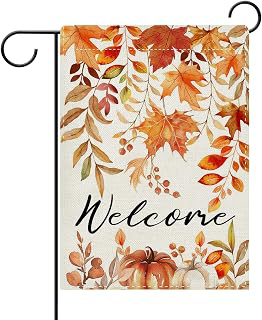 Dyrenson Welcome Fall Leaves Decorative Garden Flag, Autumn Maple Leaf: Fabric Sourcing and Quality Notes