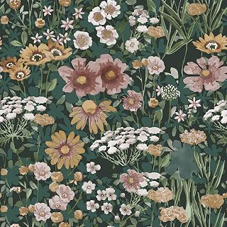 Orainege Peel and Stick Wallpaper Boho Vintage Floral Wallpaper: Jacquard Weave and Production Notes