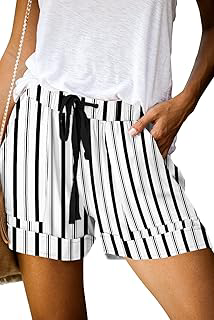Womens Casual Shorts Comfy Elastic Waist Drawstring Pocket Shorts Pants: OEM Production and Sizing Notes
