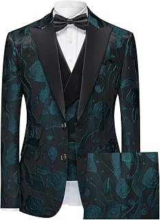 Men's Slim Fit Suits Jacquard Tuxedo for Men Business Wedding Party: Jacquard Weave and Production Notes
