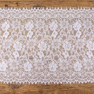3 Yards Lace Fabric 20in Eyelash Floral White Lace Fabric Ribbon: Fabric Sourcing and Quality Notes