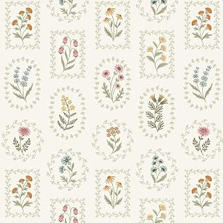 Heroad Peel and Stick Wallpaper Vintage Floral Wallpaper Botanical Cottage Contact Paper Removable Self-Adhesive Renter Friendly for Bedroom: Print Design and Production Notes