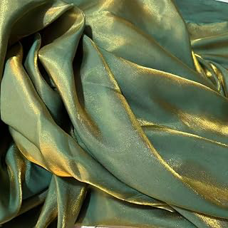 1 Yard Gold Green 59inch Wide Soft Satin Fabric,Gradient Textile for Hanfu, Doll Clothes, Crafting, Robes, Evening Gown & Formal Wear Making: Fabric Sourcing and Quality Notes