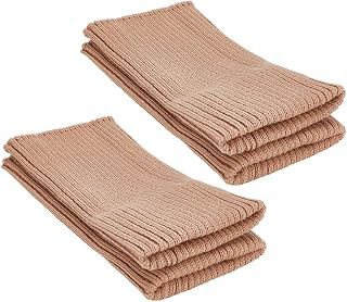 BENECREAT 4Pcs Tan Ribbed Knit Fabric for Cuffing, Polyester Tubular Ribbing Fabric, Cuff Replacement Material for Clothing Repair and DIY: Fabric Sourcing and Quality Notes