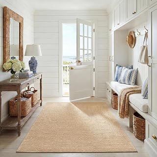 SAFAVIEH Area Rug 6x9 - Natural Fiber Collection - Natural, Handmade, Ideal for Living Room, Bedroom, Dining Space (NF573A): Jacquard Weave and Production Notes