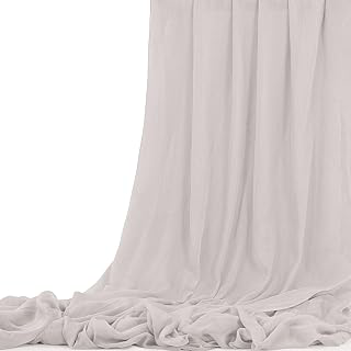 Teruntrue Grey Wedding Gauze Cheesecloth Fabric, 10 Yard Cheesecloth Arch Draping Ceiling Drape Table Runner Fabric, Grey DIY Cheesecloth for: Fabric Sourcing and Quality Notes