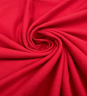 EOVEA - Cotton Spandex Fabric by The Yard - 4 Way Stretch Jersey Knit - Spandex & Cotton T-Shirt Fabric - Lightweight, Breathable - 60