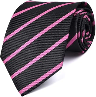 Stripe Tie Jacquard Woven Microfiber Formal Men's Neckties - Various Styles: Jacquard Weave and Production Notes