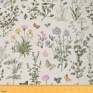 Feelyou Floral Botanical Theme Fabric by The Yard 1 Yard Soft: Print Design and Production Notes