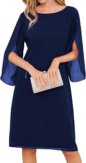 Womens Formal Wedding Guest Dress 2026 Chiffon Cocktail Dress Mother of the Bride Dresses Midi Fashion Clothing: OEM Production and Sizing Notes