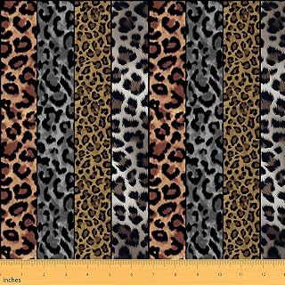 jejeloiu Leopard Fabric by The Yard Animal Print Upholstery Fabric for Sewing Crafting Cheetah Indoor Decor for Home DIY Projects Safari 3 Yards: Fabric Sourcing and Quality Notes
