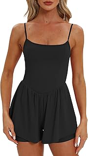 Women's Summer Sleeveless Rompers Spaghetti Strap Shorts Jumpsuit: OEM Production and Sizing Notes