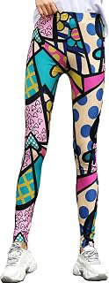 Women's Fashion Print Leggings Yoga Pants Cartoon Patterns One Size for Fitness Jogging Gymnastics: Print Design and Production Notes