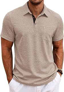 Mens Polo Shirts Short Sleeve Casual Summer Collar Shirts Soft Breathable Polo Tee Shirts Classic Golf Shirts: OEM Production and Sizing Notes