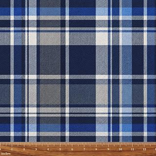 Fabric by the Yard, Plaid Blue Upholstery, Waterproof, 3 Yard: Fabric Sourcing and Quality Notes