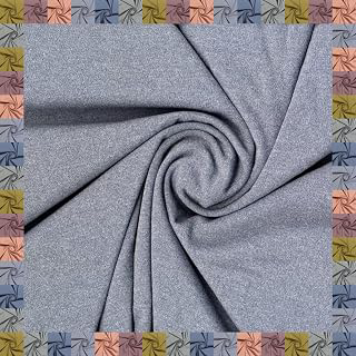 Heavyweight Micro-Rib Knit Fabric - Cut to Your Length - 4-Way Stretch Solid Ribbed Material for Sewing & Craft Projects - Shadow: Fabric Sourcing and Quality Notes