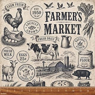 Fabric by the Yard, Farmhouse Upholstery, Waterproof, 2 Yard: Fabric Sourcing and Quality Notes