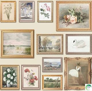 LANCHI95 12 Pcs Unframed Cottagecore Pastel Botanical Art - Coquette Decor: Print Design and Production Notes