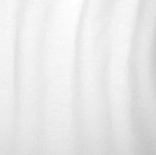 100% Organic Cotton Medium Weight Rib Fabric, Tubular - White - by The Yard: Fabric Sourcing and Quality Notes