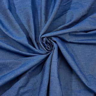 SUPERFINDINGS 2.18x1.77 Yard Blue Denim Fabric 100% Cotton Denim Chambray Fabric Marine Blue Jean Cloth Clothing Material Accessories for Shirts: Fabric Sourcing and Quality Notes