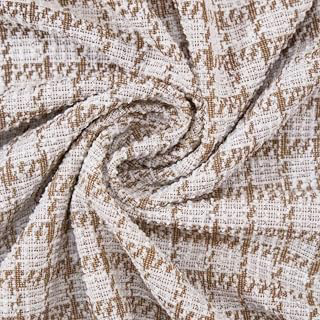 Luminea Houndstooth Plaid Tweed Knit Fabric by The Yard 62 Inch Wide: Jacquard Weave and Production Notes