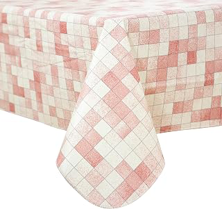 FIFTY FEET 84X60 Inch Rectangle Tablecloth, Vinyl Tablecloth with Flannel Backing Waterproof Table Cloth, Spill Proof Picnic Table Cover for: Fabric Sourcing and Quality Notes