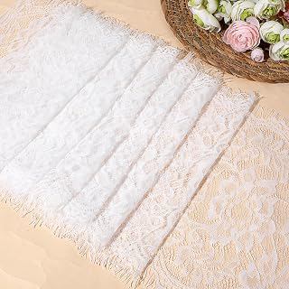 White Lace Fabric 3 Yards 9.8