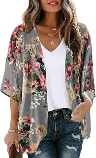 Womens Floral Kimono Cardigan Beach Cover Up Casual Summer Tops: OEM Production and Sizing Notes